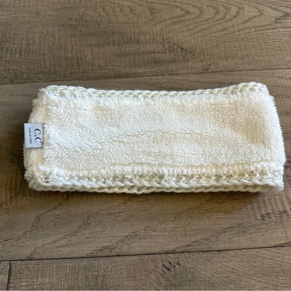 C.C. Fleece lined ear warmer headband